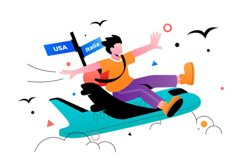 Visa Processing Illustration