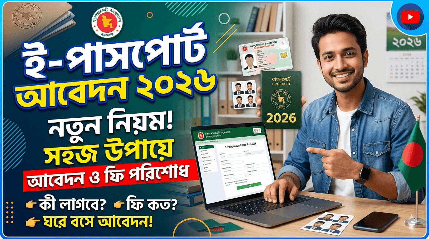 e-Passport – 64 Pages (10 Years Validity) – Regular Delivery